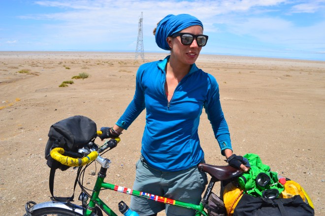 Looking hot in blue.