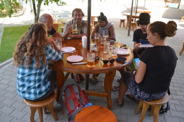 Cheeky beers at Steinbrau.