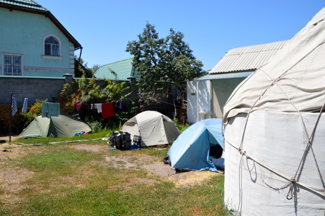 Camping at Nomad's Home.