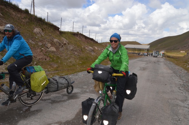 Leaving Kyrgyzstan behind.