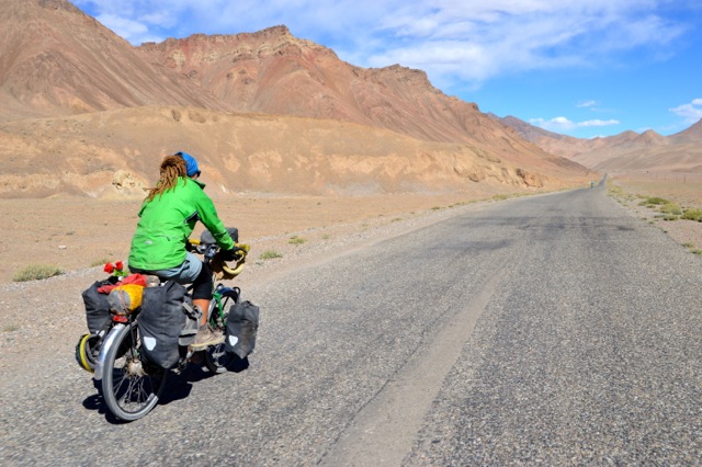Multi-coloured pyramid valley.