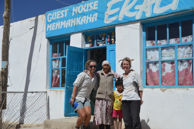 The lovely owner of Erali Guesthouse.