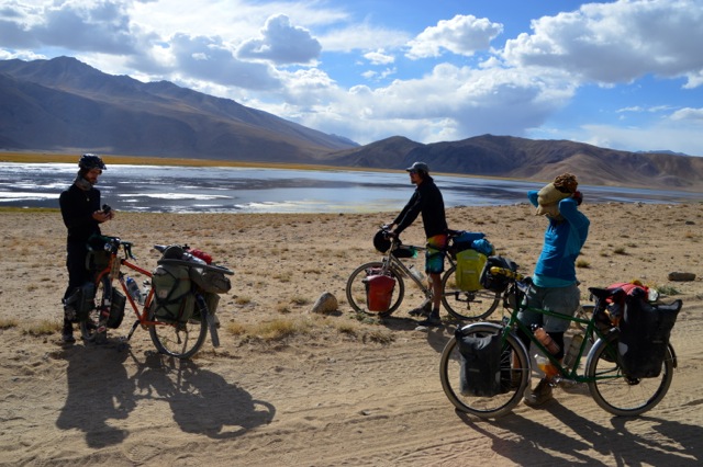 Neil, Jeff, Jude and I about to leave Lake Bulunkul for our adventure to the Wakhan Valley.