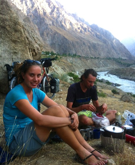 Camping on the edge.