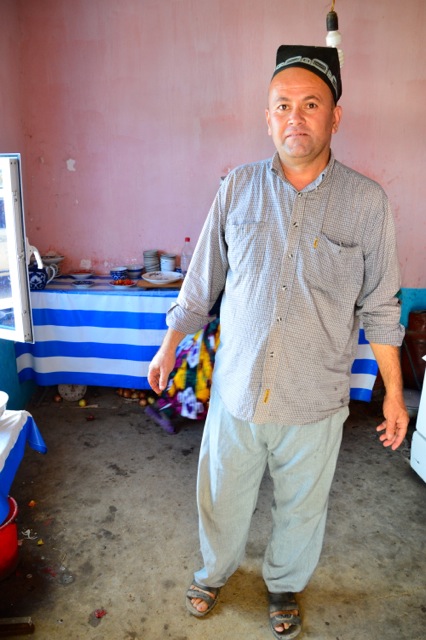 One of the kind people who gifted us lunch.  