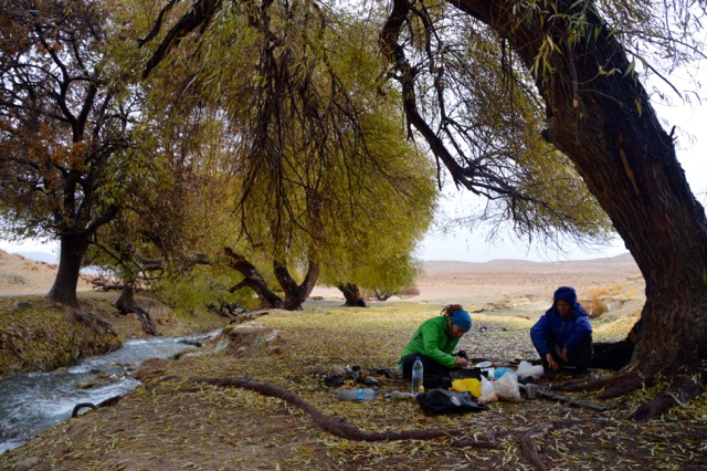 The camp I manifested on the river.