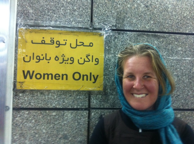 We loved the Women Only carriages in the metro, it's just a shame they have to exist.