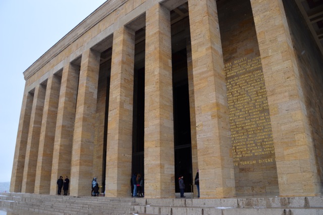 Ataturk's Mausoleum.