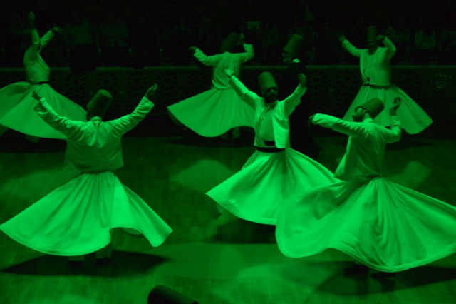 Part of the whirling dervish ceremony.