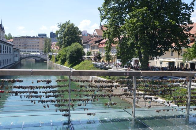 Padlocks on the bridge of lovers.