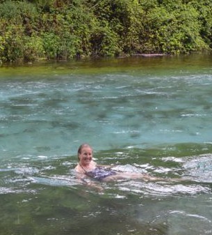 Being a water nymph.