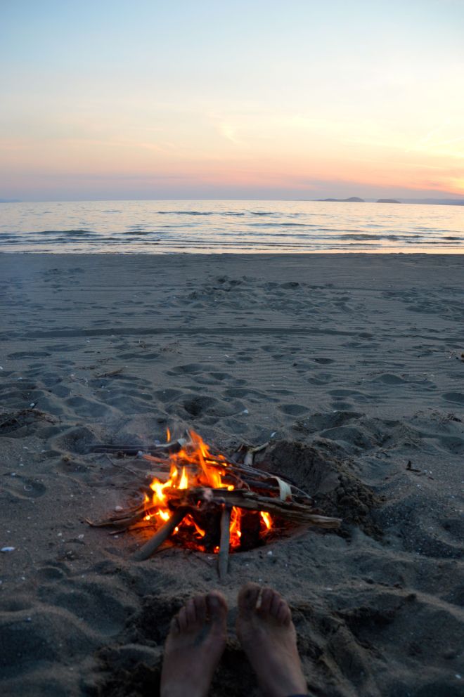 Last campfire in Turkey.
