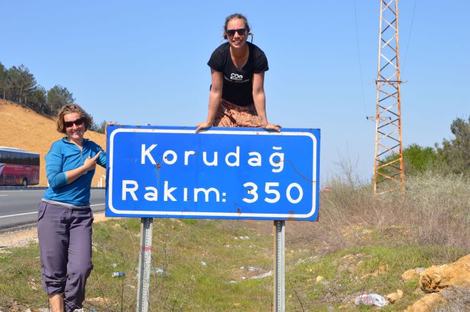 Our last hill in Turkey at a whopping 350 metres.